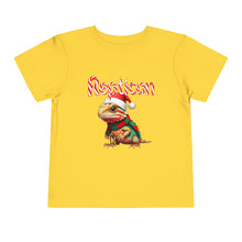 Load image into Gallery viewer, Repticon Toddler Short Sleeve Tee w/ Bearded Dragon Santa
