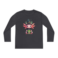 Load image into Gallery viewer, Repticon Youth Long Sleeve Competitor Tee w/ Axolotl
