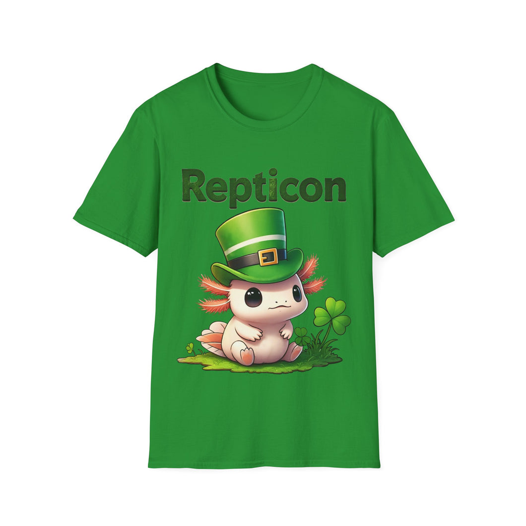 Repticon Unisex Softstyle T-Shirt w/ Axolotl