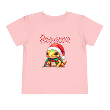 Load image into Gallery viewer, Repticon Toddler Short Sleeve Tee w/ Amphibian Santa
