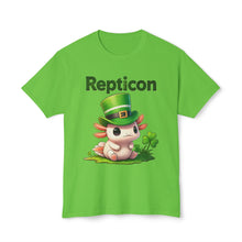 Load image into Gallery viewer, Repticon Unisex HD Cotton™ T-shirt w/ Axolotl
