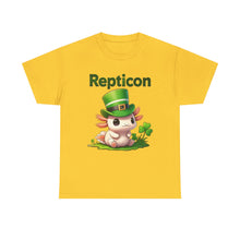 Load image into Gallery viewer, Repticon Unisex Heavy Cotton Tee w/ Axolotl
