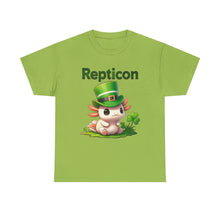Load image into Gallery viewer, Repticon Unisex Heavy Cotton Tee w/ Axolotl
