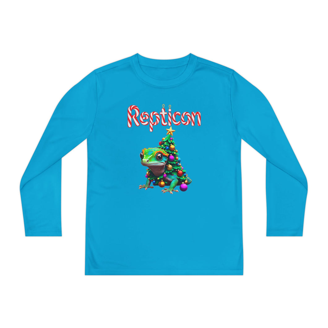 Repticon Youth Long Sleeve Competitor Tee w/ Gecko Christmas Tree