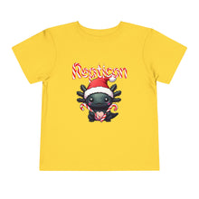 Load image into Gallery viewer, Repticon Toddler Short Sleeve Tee w/ Axolotl Santa
