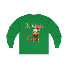 Load image into Gallery viewer, Unisex Ultra Cotton Long Sleeve Tee w/ Lizard Santa
