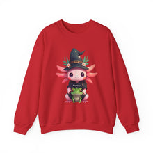 Load image into Gallery viewer, Repticon Women&#39;s Heavy Blend™ Crewneck Sweatshirt w/ Axolotl
