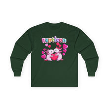 Load image into Gallery viewer, Repticon Unisex Ultra Cotton Long Sleeve Tee w/ Valentine Axolotls
