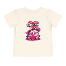 Load image into Gallery viewer, Repticon Toddler Short Sleeve Tee w/ Valentine Toads
