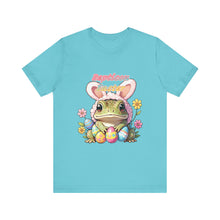Load image into Gallery viewer, Repticon Unisex Jersey Short Sleeve Tee w/ Easter Frog
