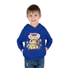Load image into Gallery viewer, Repticon Toddler Pullover Fleece Hoodie w/ Easter Frog
