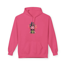 Load image into Gallery viewer, Repticon Women&#39;s Midweight Softstyle Fleece Hoodie w/ Axolotl
