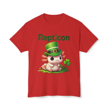 Load image into Gallery viewer, Repticon Unisex HD Cotton™ T-shirt w/ Axolotl
