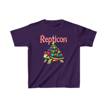 Load image into Gallery viewer, Repticon Kids Heavy Cotton™ Tee w/ Tortoise Christmas Tree
