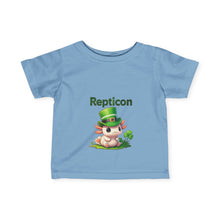 Load image into Gallery viewer, Repticon Infant Fine Jersey Tee w/ Axolotl

