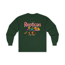 Load image into Gallery viewer, Repticon Unisex Ultra Cotton Long Sleeve Tee w/ Crested Gecko Christmas Tree
