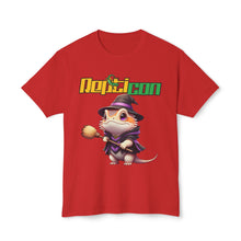 Load image into Gallery viewer, Repticon Unisex HD Cotton™ T-shirt w/ Bearded Dragon Witch
