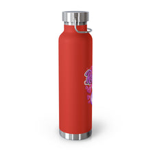 Load image into Gallery viewer, Repticon Copper Vacuum Insulated Bottle, 22oz w/ Valentine Snakes
