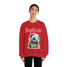 Load image into Gallery viewer, Repticon Unisex Heavy Blend™ Crewneck Sweatshirt w/ Tortoise Santa
