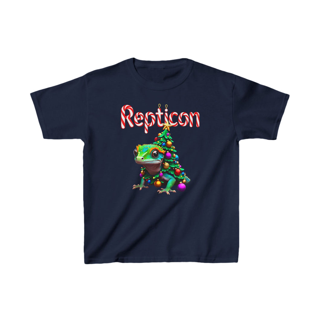 Repticon Kids Heavy Cotton™ Tee w/ Gecko Christmas Tree