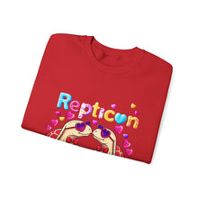 Load image into Gallery viewer, Repticon Unisex Heavy Blend™ Crewneck Sweatshirt w/ Valentine Tortoises
