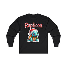 Load image into Gallery viewer, Repticon Unisex Ultra Cotton Long Sleeve Tee w/ Tortoise Santa

