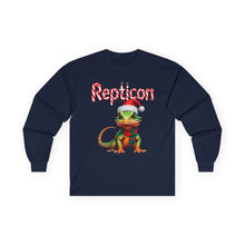 Load image into Gallery viewer, Unisex Ultra Cotton Long Sleeve Tee w/ Lizard Santa
