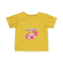 Load image into Gallery viewer, Repticon Infant Fine Jersey Tee w/ Valentine Axolotls
