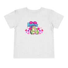 Load image into Gallery viewer, Repticon Toddler Short Sleeve Tee w/ Valentine Frogs
