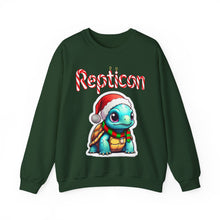 Load image into Gallery viewer, Repticon Unisex Heavy Blend™ Crewneck Sweatshirt w/ Tortoise Santa

