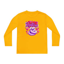 Load image into Gallery viewer, Repticon Youth Long Sleeve Competitor Tee w/ Valentine Snakes
