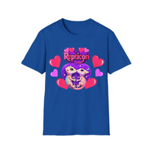 Load image into Gallery viewer, Repticon Unisex Softstyle T-Shirt w/ Valentine Crested Geckos
