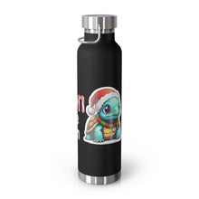 Load image into Gallery viewer, Repticon Copper Vacuum Insulated Bottle, 22oz w/ Tortoise Santa
