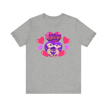 Load image into Gallery viewer, Repticon Unisex Jersey Short Sleeve Tee w/ Valentine Crested Geckos
