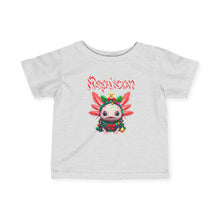 Load image into Gallery viewer, Repticon Infant Fine Jersey Tee w/ Axolotl Christmas Tree
