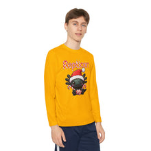 Load image into Gallery viewer, Repticon Youth Long Sleeve Competitor Tee w/ Axolotl Santa
