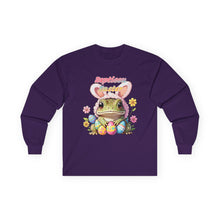 Load image into Gallery viewer, Repticon Unisex Ultra Cotton Long Sleeve Tee w/ Easter Frog
