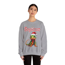 Load image into Gallery viewer, Repticon Unisex Heavy Blend™ Crewneck Sweatshirt w/ Lizard Santa
