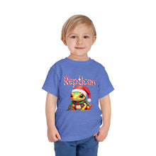 Load image into Gallery viewer, Repticon Toddler Short Sleeve Tee w/ Amphibian Santa
