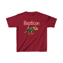Load image into Gallery viewer, Repticon Kids Heavy Cotton™ Tee w/ Crested Gecko Christmas Tree

