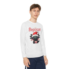 Load image into Gallery viewer, Repticon Youth Long Sleeve Competitor Tee w/ Axolotl Santa
