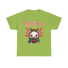 Load image into Gallery viewer, Repticon Unisex Heavy Cotton Tee w/ Axolotl Christmas Tree
