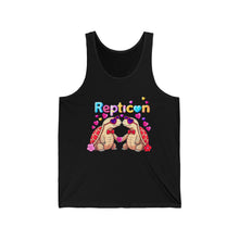 Load image into Gallery viewer, Repticon Unisex Jersey Tank w/ Valentine Tortoises
