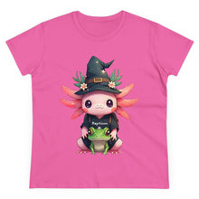 Load image into Gallery viewer, Repticon Women&#39;s Midweight Cotton Tee w/ Axolotl
