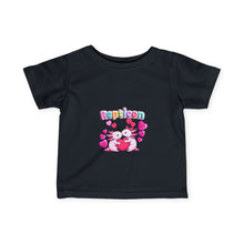 Load image into Gallery viewer, Repticon Infant Fine Jersey Tee w/ Valentine Axolotls
