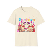 Load image into Gallery viewer, Repticon Unisex Softstyle T-Shirt w/ Valentine Tortoises
