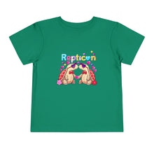 Load image into Gallery viewer, Repticon Toddler Short Sleeve Tee w/ Valentine Tortoises
