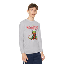 Load image into Gallery viewer, Repticon Youth Long Sleeve Competitor Tee w/ Lizard Santa
