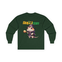 Load image into Gallery viewer, Repticon Unisex Ultra Cotton Long Sleeve Tee w/ Bearded Dragon Witch
