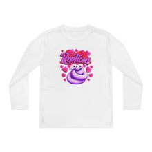 Load image into Gallery viewer, Repticon Youth Long Sleeve Competitor Tee w/ Valentine Snakes
